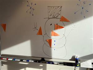 Pin the Nose on the Snowman