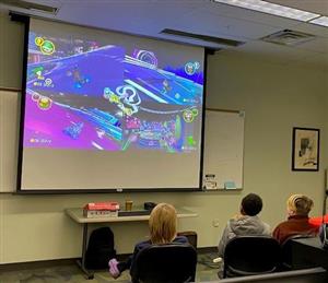 Mario Kart on the big screen