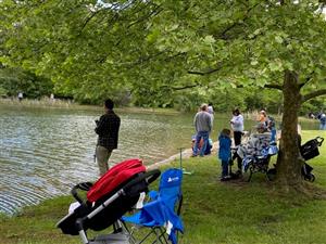 Community Park was full of scenic views. 