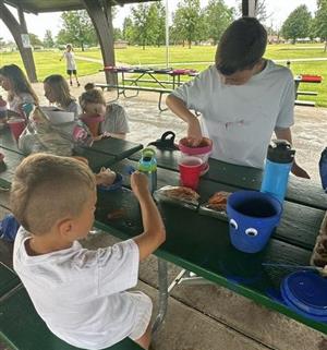 After the pots dried, campers picked out their very own seeds to plant!