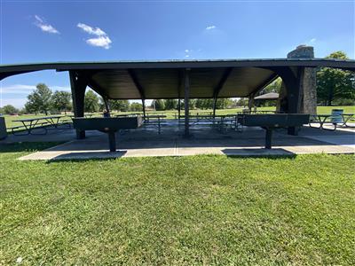 Community Park Shelter #2 grills