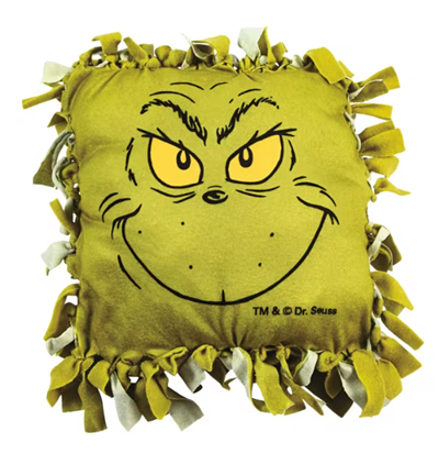 Grinch pillow example