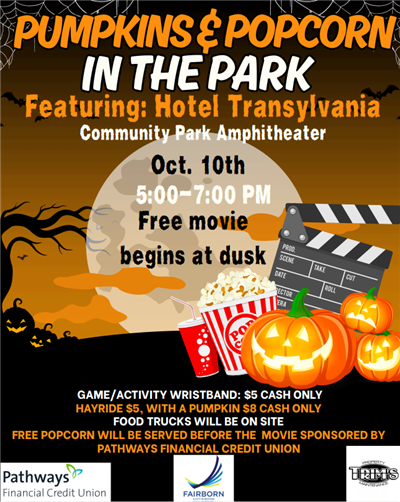 Pumpkins & Popcorn Flyer